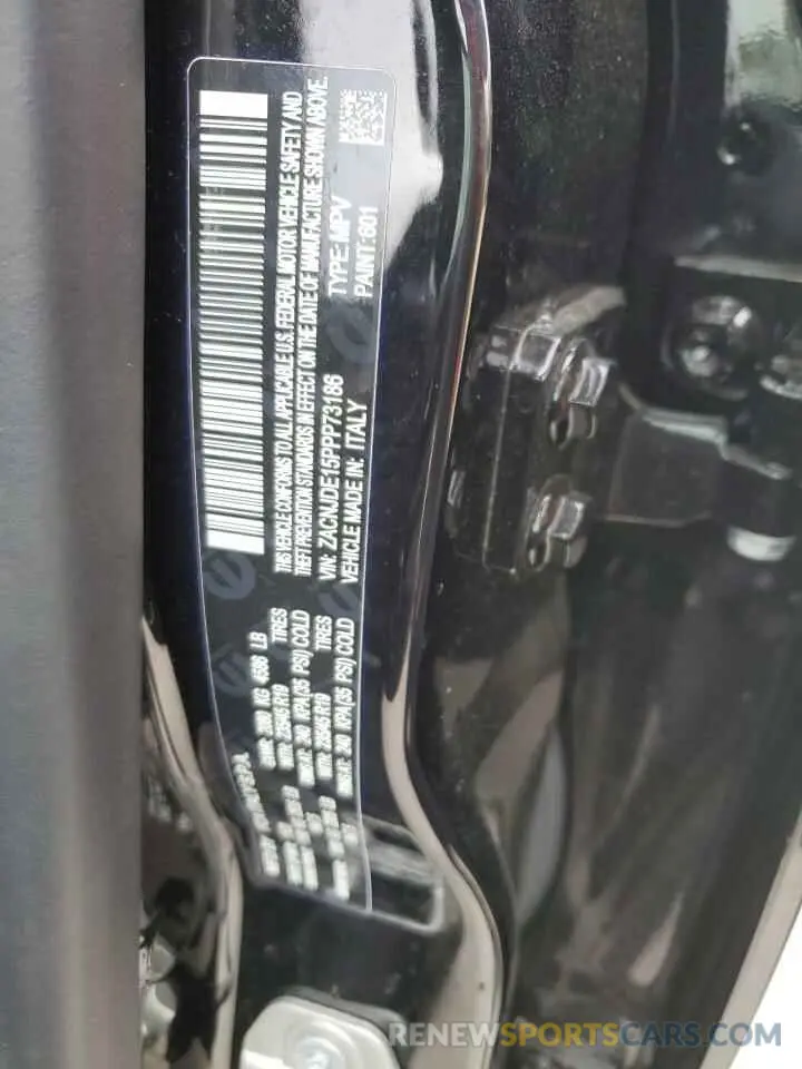 12 Photograph of a damaged car ZACNJDE15PPP73186 JEEP RENEGADE A 2023