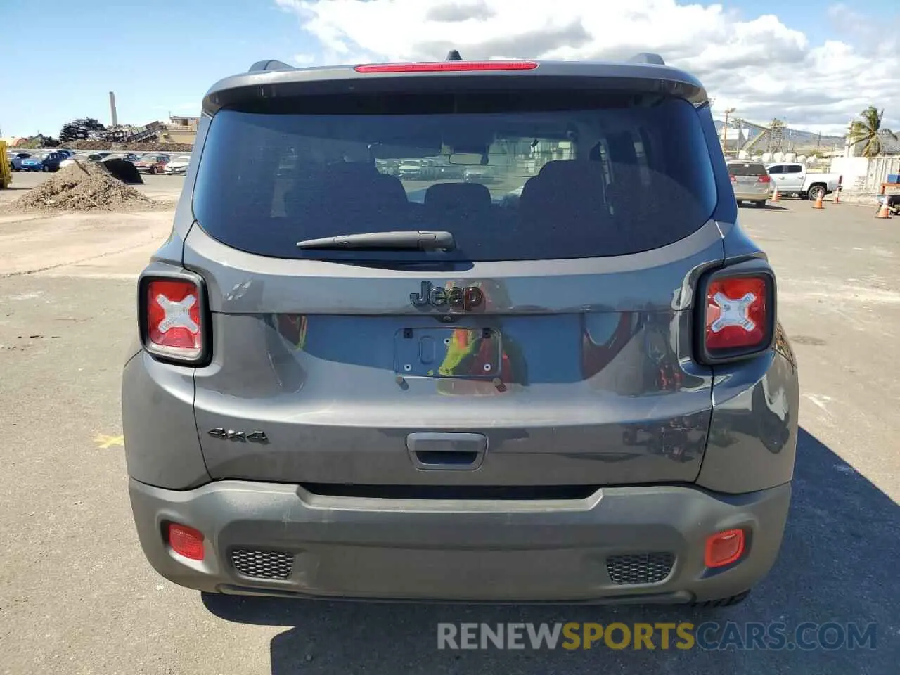 6 Photograph of a damaged car ZACNJDE17PPP31232 JEEP RENEGADE A 2023