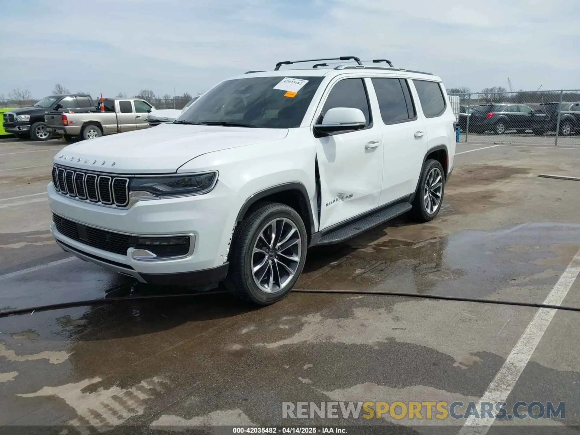 2 Photograph of a damaged car 1C4SJVBT2NS107038 JEEP WAGONEER 2022