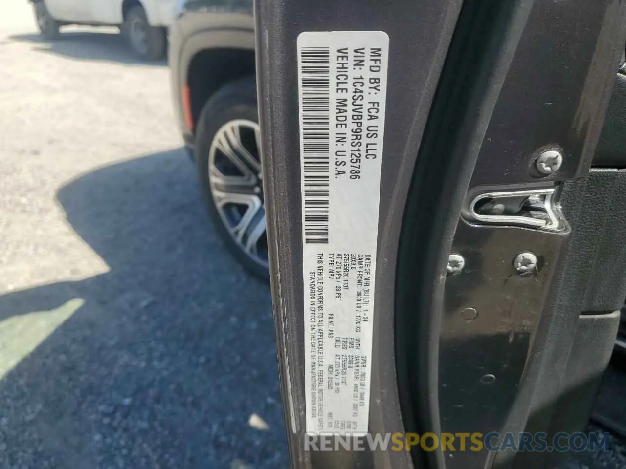 13 Photograph of a damaged car 1C4SJVBP9RS125786 JEEP WAGONEER 2024