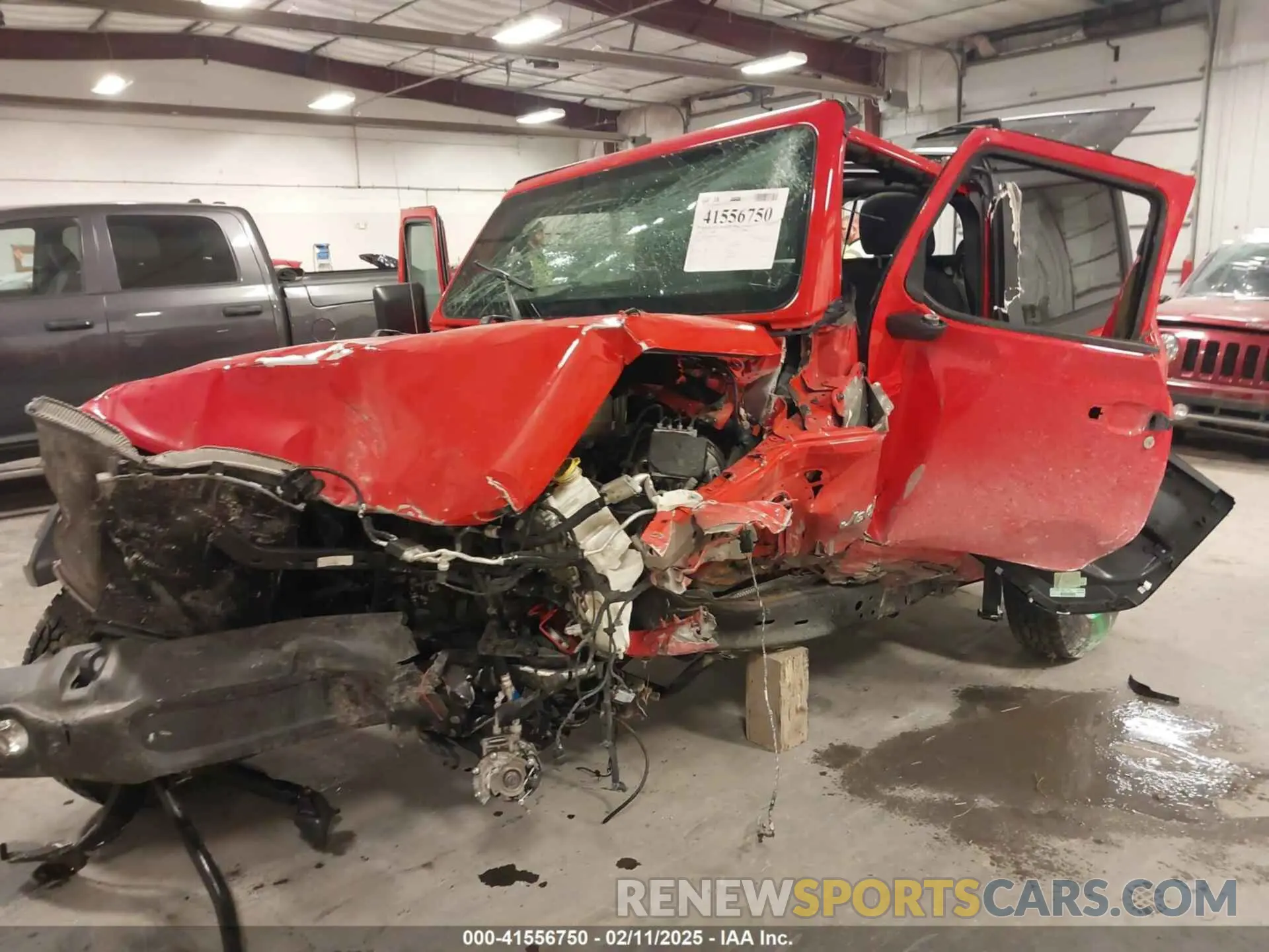 2 Photograph of a damaged car 1C4GJXAG4KW646013 JEEP WRANGLER 2019