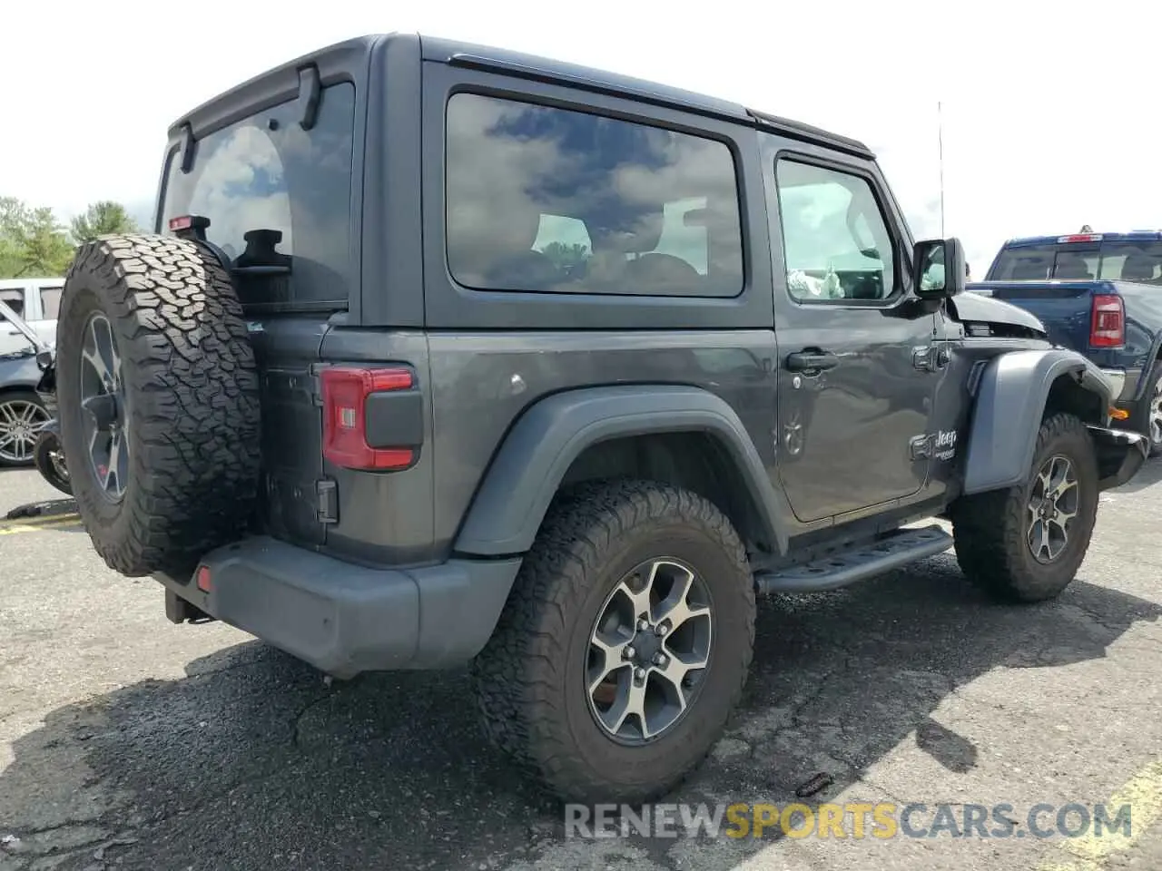3 Photograph of a damaged car 1C4HJXAN2KW609433 JEEP WRANGLER 2019