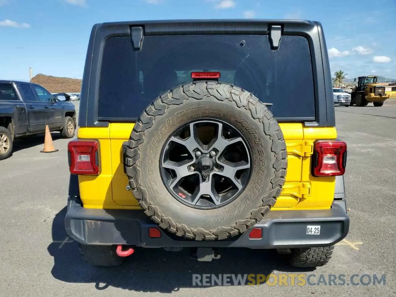 6 Photograph of a damaged car 1C4HJXCN8KW550532 JEEP WRANGLER 2019