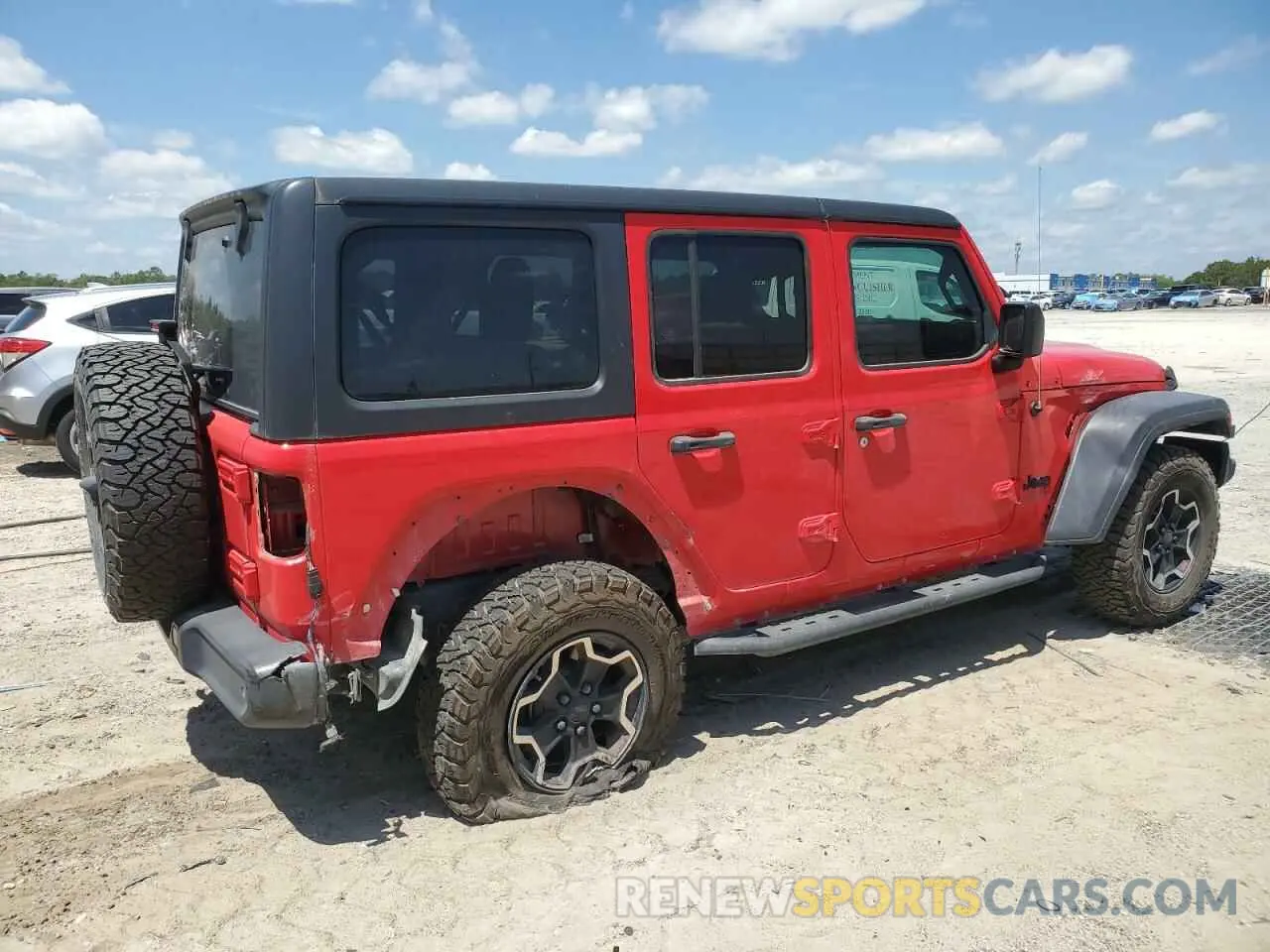3 Photograph of a damaged car 1C4HJXDG0KW650818 JEEP WRANGLER 2019