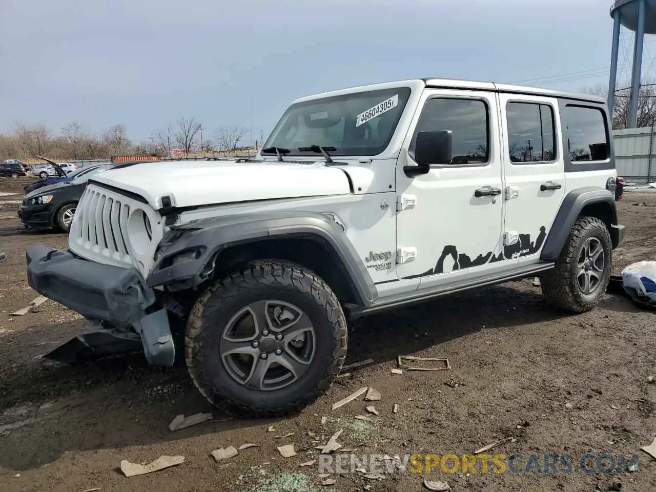 1 Photograph of a damaged car 1C4HJXDG4KW558398 JEEP WRANGLER 2019