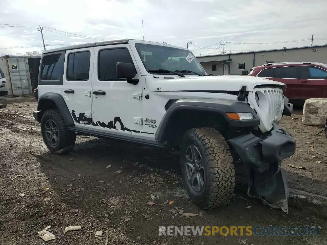 4 Photograph of a damaged car 1C4HJXDG4KW558398 JEEP WRANGLER 2019