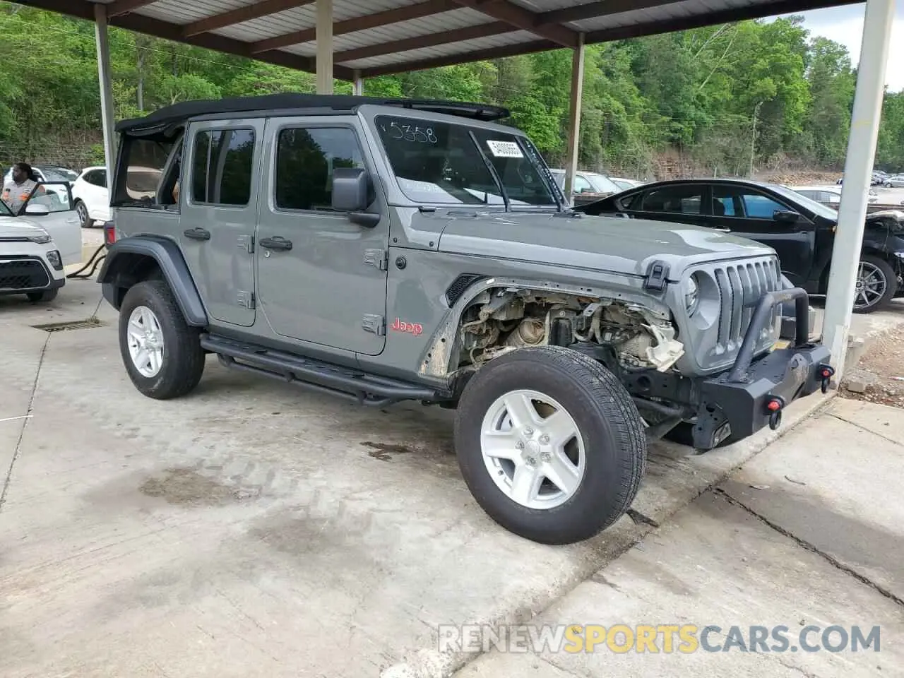 4 Фотография поврежденного автомобиля 1C4HJXDG6KW585358 JEEP WRANGLER 2019