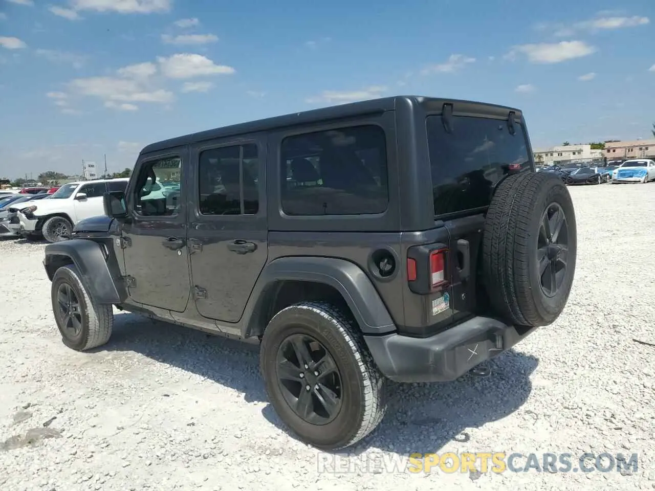 2 Photograph of a damaged car 1C4HJXDG6KW650404 JEEP WRANGLER 2019