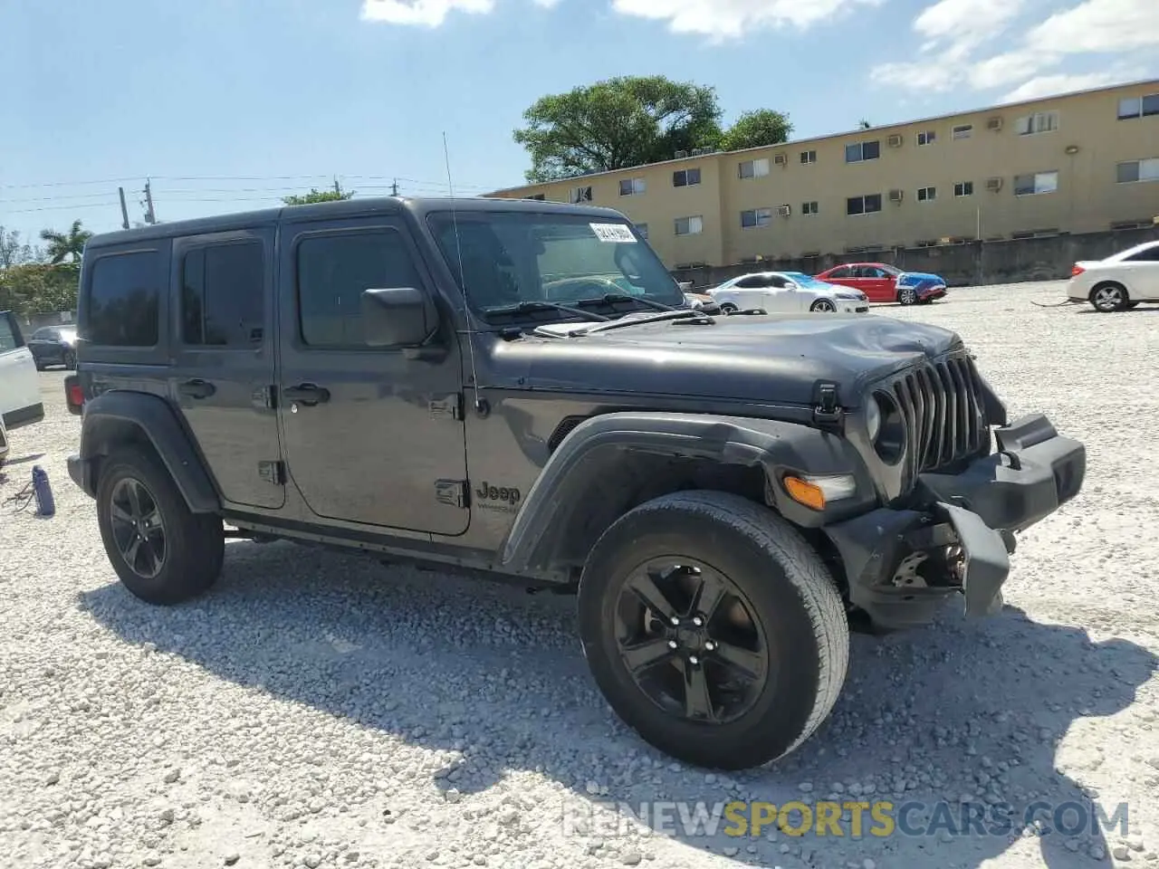 4 Photograph of a damaged car 1C4HJXDG6KW650404 JEEP WRANGLER 2019