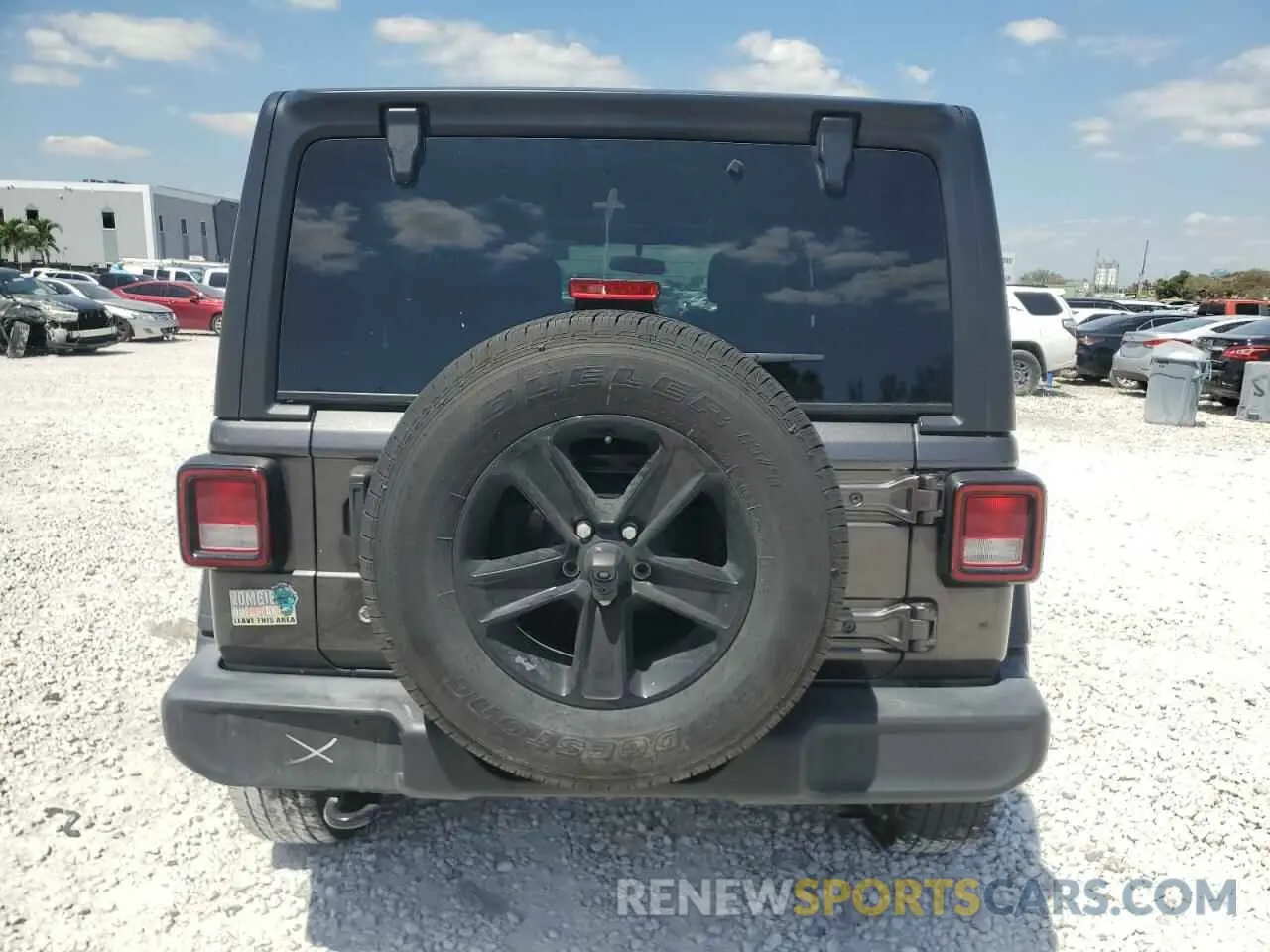 6 Photograph of a damaged car 1C4HJXDG6KW650404 JEEP WRANGLER 2019
