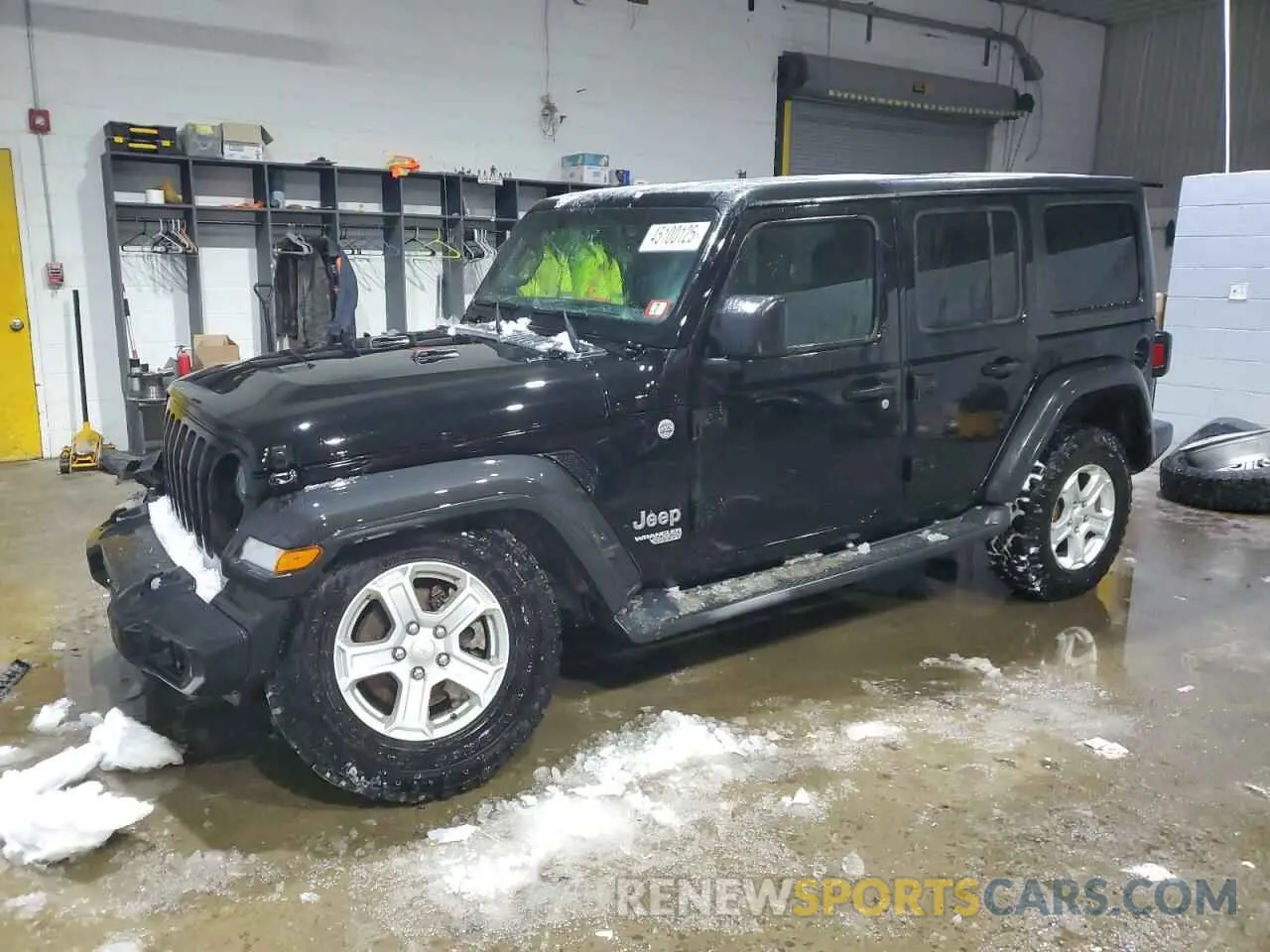 1 Photograph of a damaged car 1C4HJXDG7KW511592 JEEP WRANGLER 2019