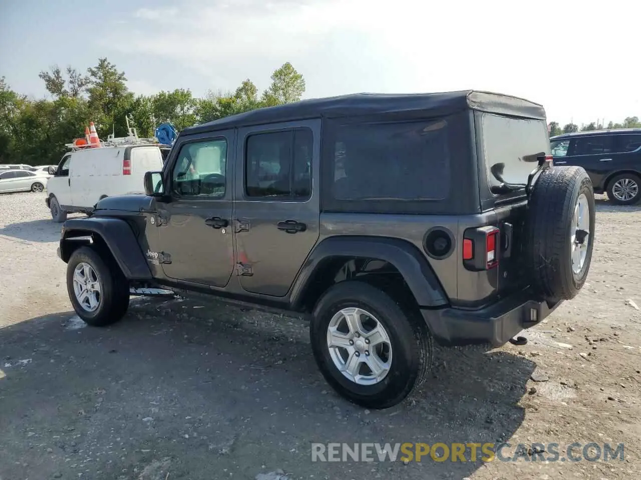 2 Photograph of a damaged car 1C4HJXDG8KW577553 JEEP WRANGLER 2019