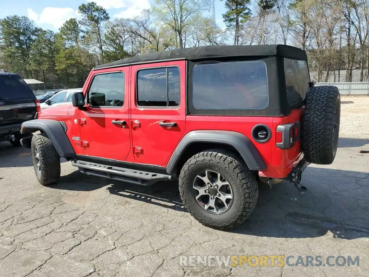 2 Фотография поврежденного автомобиля 1C4HJXDGXKW509075 JEEP WRANGLER 2019