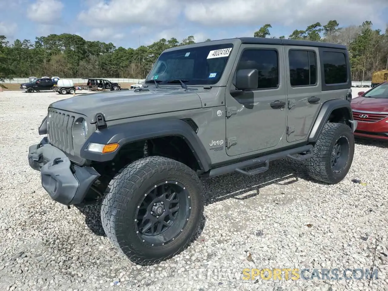 1 Фотография поврежденного автомобиля 1C4HJXDGXKW636909 JEEP WRANGLER 2019