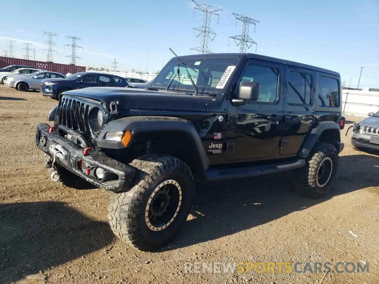 1 Фотография поврежденного автомобиля 1C4HJXDN5KW618591 JEEP WRANGLER 2019