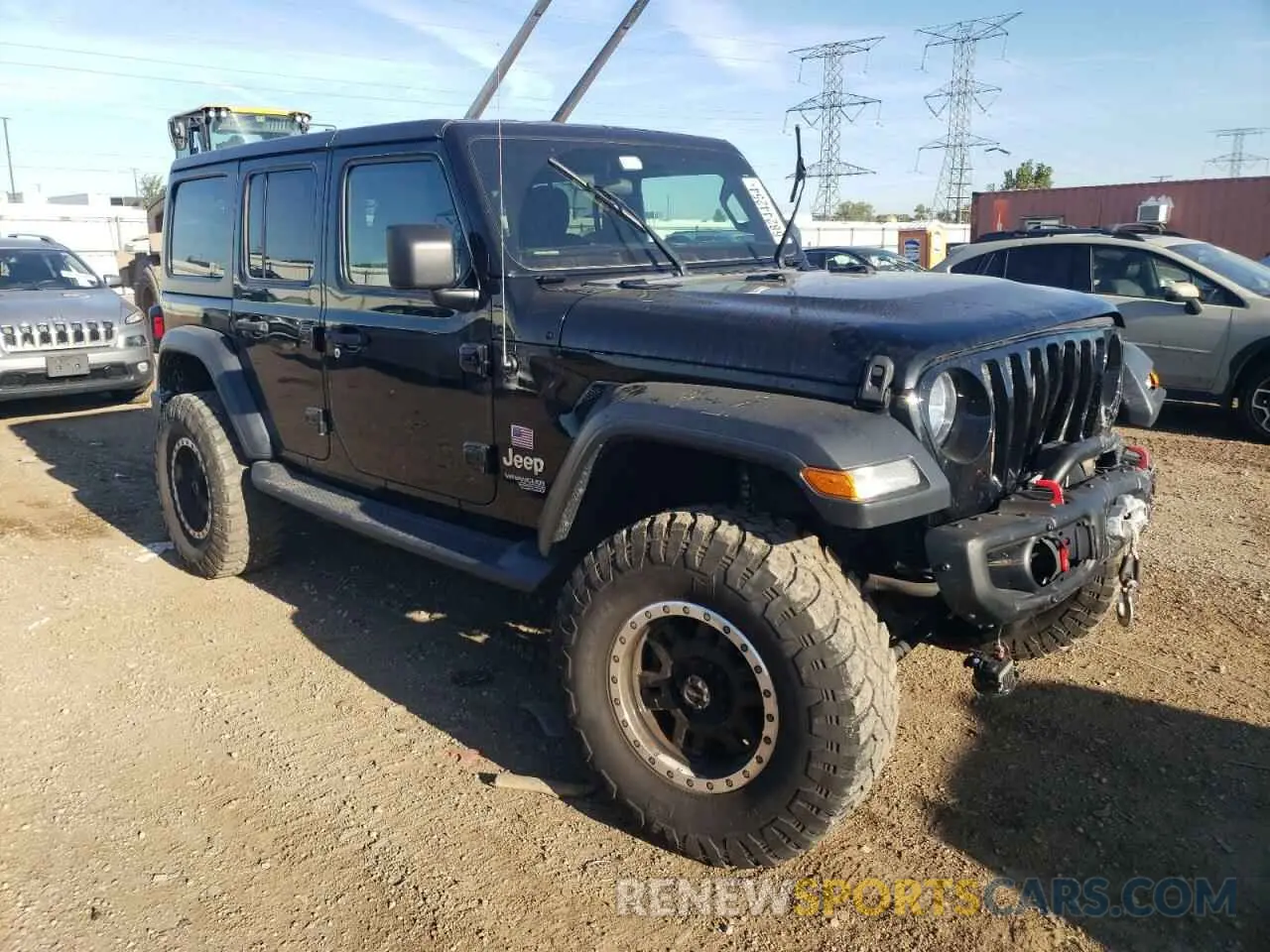 4 Фотография поврежденного автомобиля 1C4HJXDN5KW618591 JEEP WRANGLER 2019