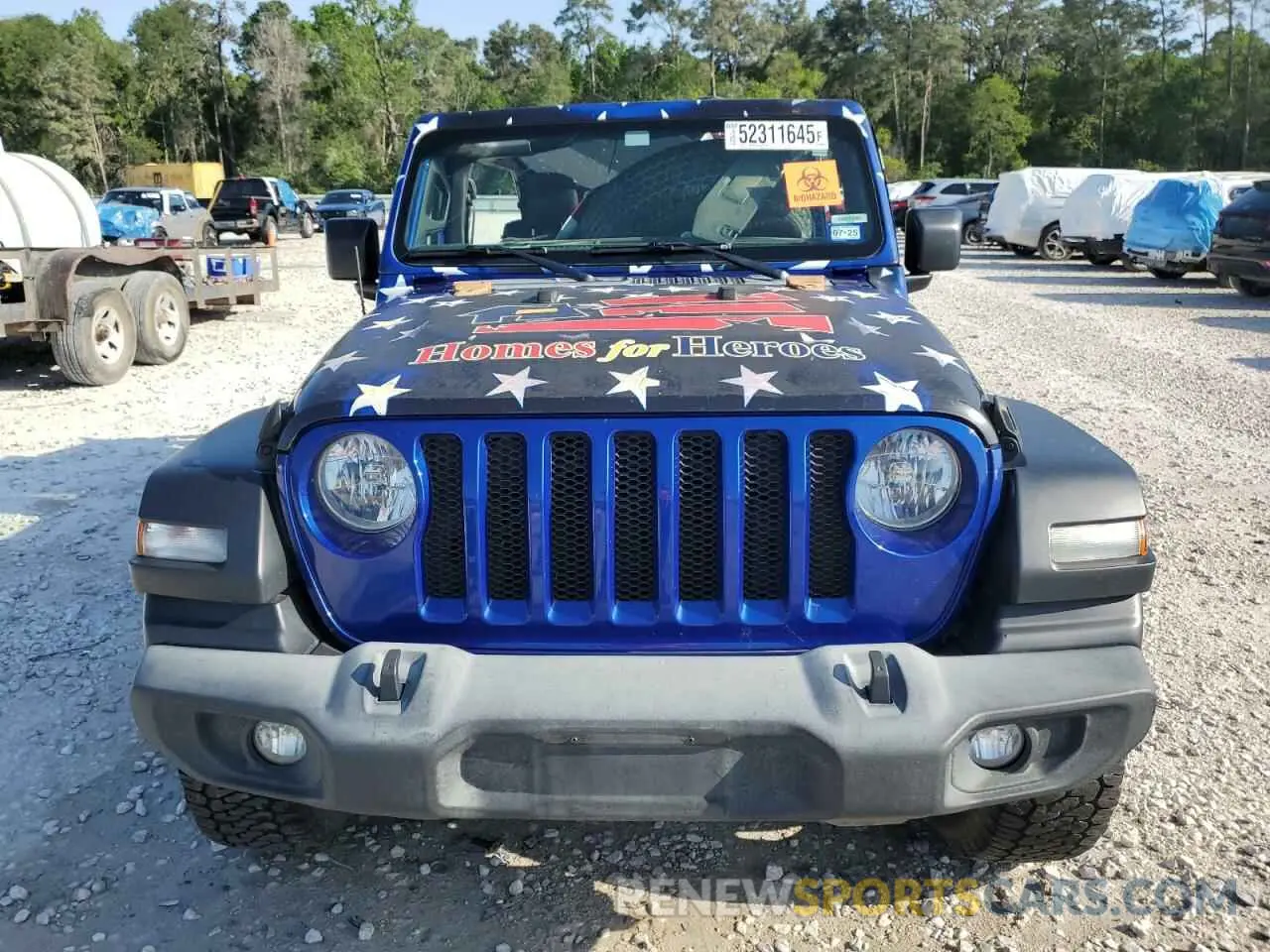 5 Photograph of a damaged car 1C4HJXDN5KW622995 JEEP WRANGLER 2019