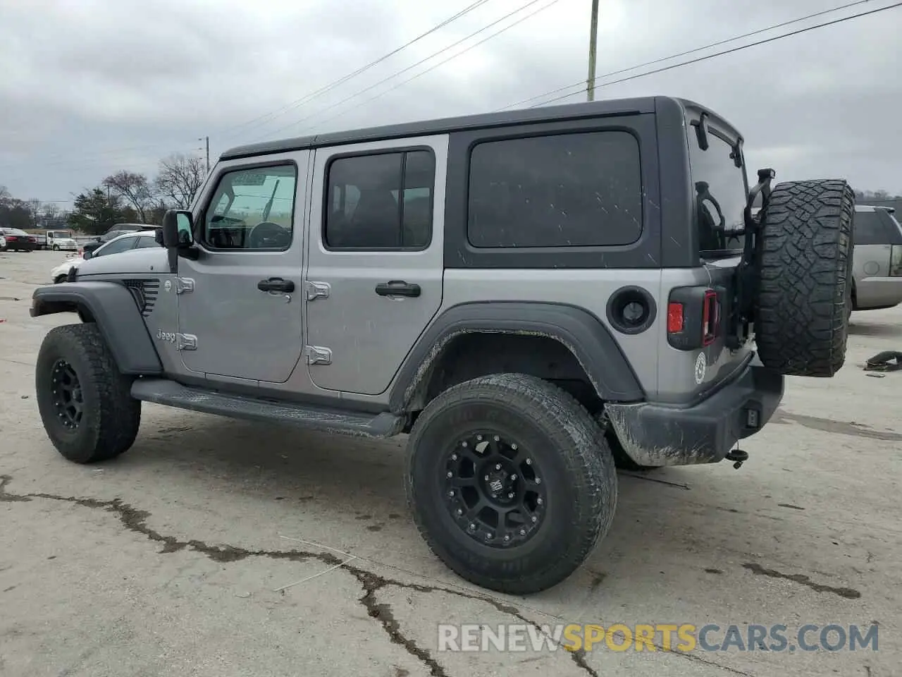2 Photograph of a damaged car 1C4HJXDN6KW552956 JEEP WRANGLER 2019
