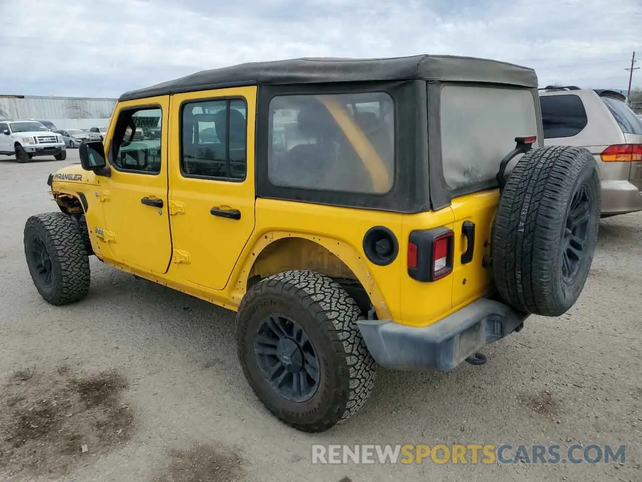 2 Photograph of a damaged car 1C4HJXDN7KW587280 JEEP WRANGLER 2019