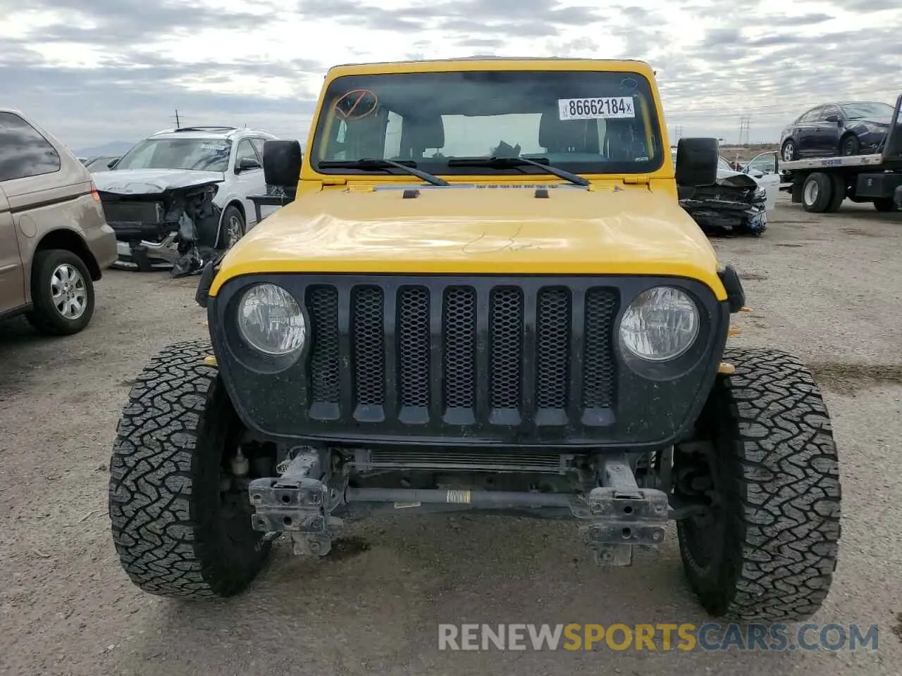5 Photograph of a damaged car 1C4HJXDN7KW587280 JEEP WRANGLER 2019