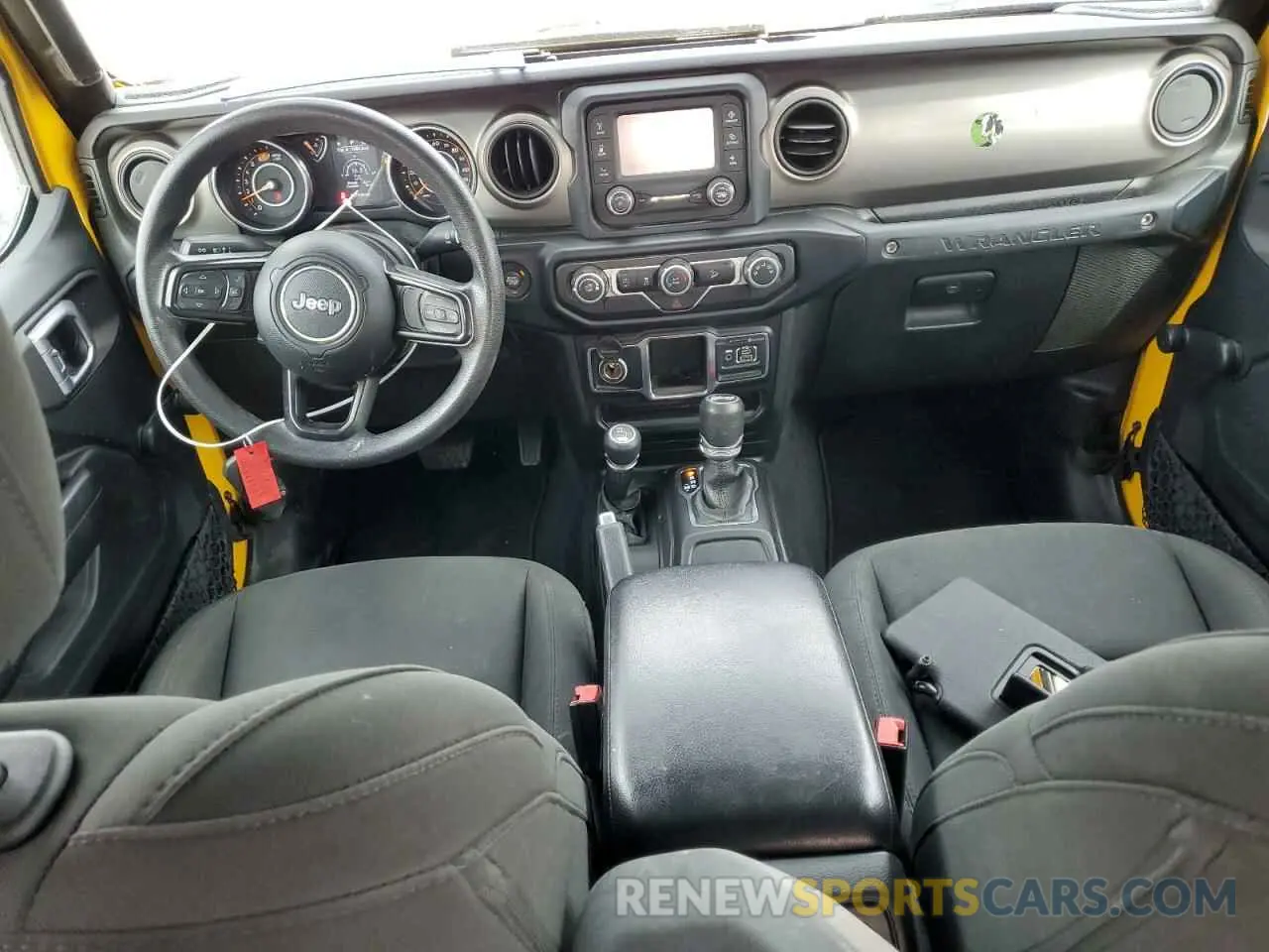 8 Photograph of a damaged car 1C4HJXDN7KW587280 JEEP WRANGLER 2019