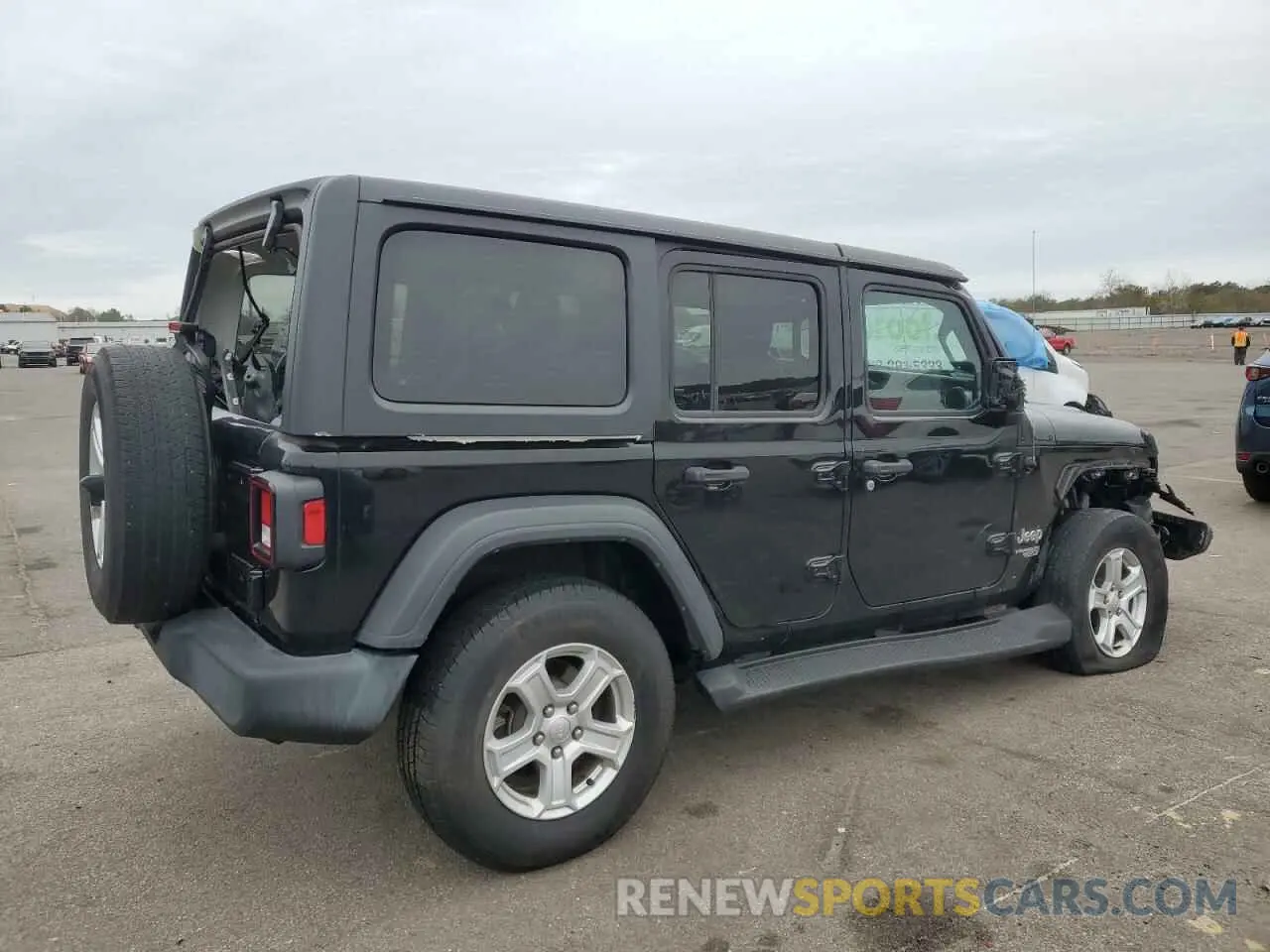 3 Photograph of a damaged car 1C4HJXDN7KW618754 JEEP WRANGLER 2019