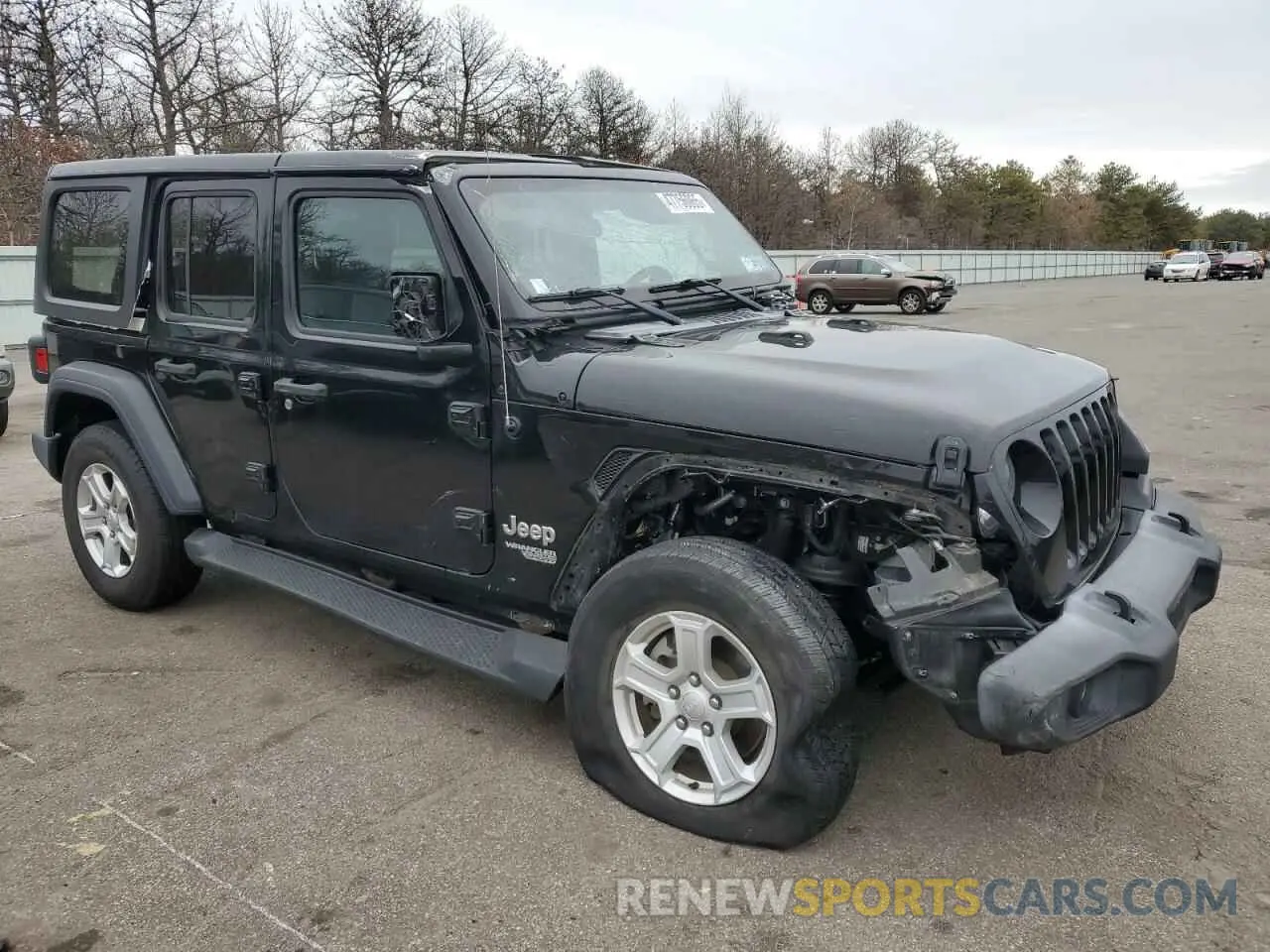 4 Photograph of a damaged car 1C4HJXDN7KW618754 JEEP WRANGLER 2019