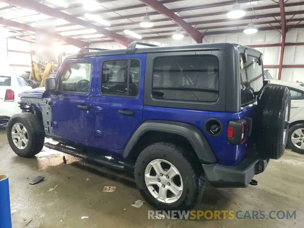 2 Photograph of a damaged car 1C4HJXDN7KW690344 JEEP WRANGLER 2019