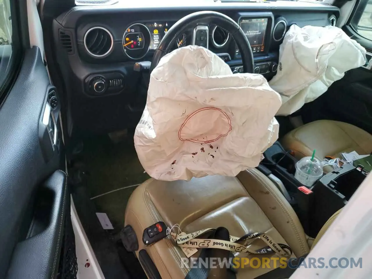 8 Photograph of a damaged car 1C4HJXEG0KW562091 JEEP WRANGLER 2019
