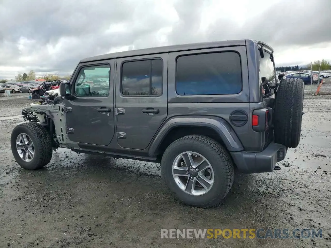 2 Photograph of a damaged car 1C4HJXEG3KW661469 JEEP WRANGLER 2019