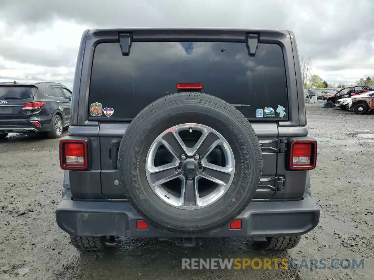 6 Photograph of a damaged car 1C4HJXEG3KW661469 JEEP WRANGLER 2019