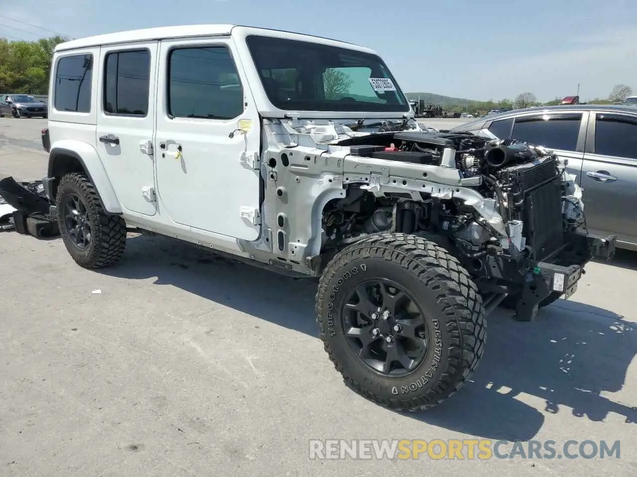 4 Photograph of a damaged car 1C4HJXEG4KW524525 JEEP WRANGLER 2019