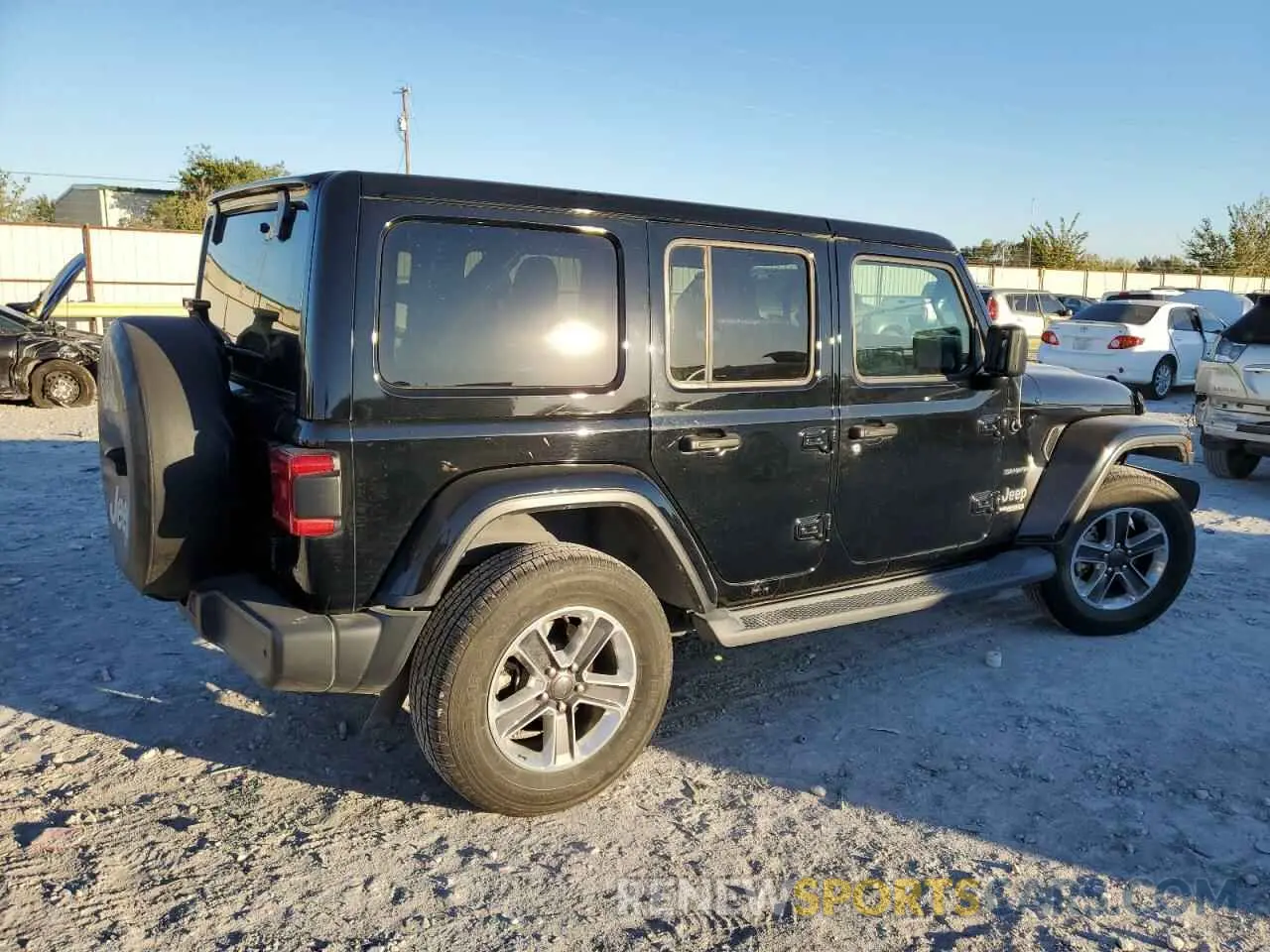 3 Photograph of a damaged car 1C4HJXEG5KW570347 JEEP WRANGLER 2019