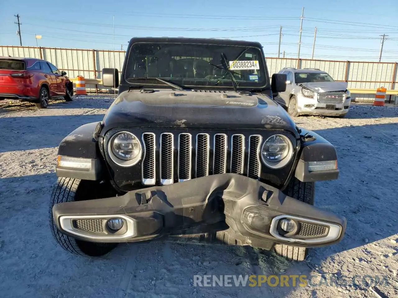 5 Photograph of a damaged car 1C4HJXEG5KW570347 JEEP WRANGLER 2019