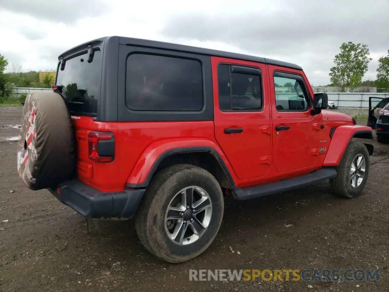 3 Photograph of a damaged car 1C4HJXEG7KW571869 JEEP WRANGLER 2019