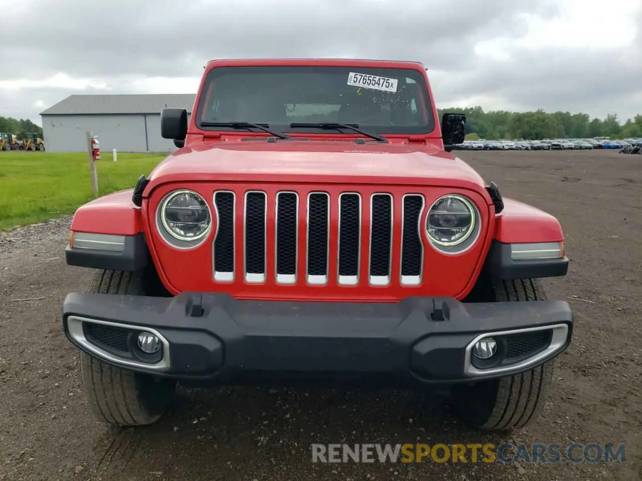 5 Photograph of a damaged car 1C4HJXEG7KW571869 JEEP WRANGLER 2019