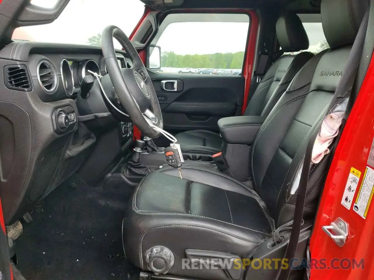 7 Photograph of a damaged car 1C4HJXEG7KW571869 JEEP WRANGLER 2019