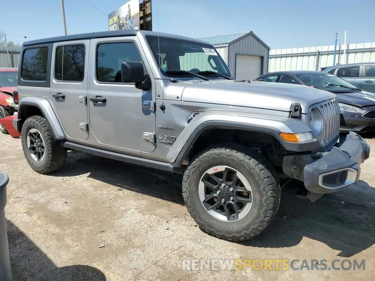 4 Photograph of a damaged car 1C4HJXEN4KW507772 JEEP WRANGLER 2019