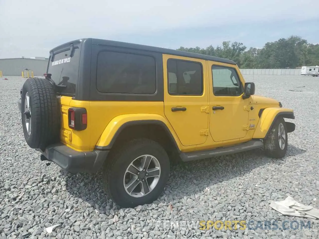 3 Photograph of a damaged car 1C4HJXEN4KW593715 JEEP WRANGLER 2019