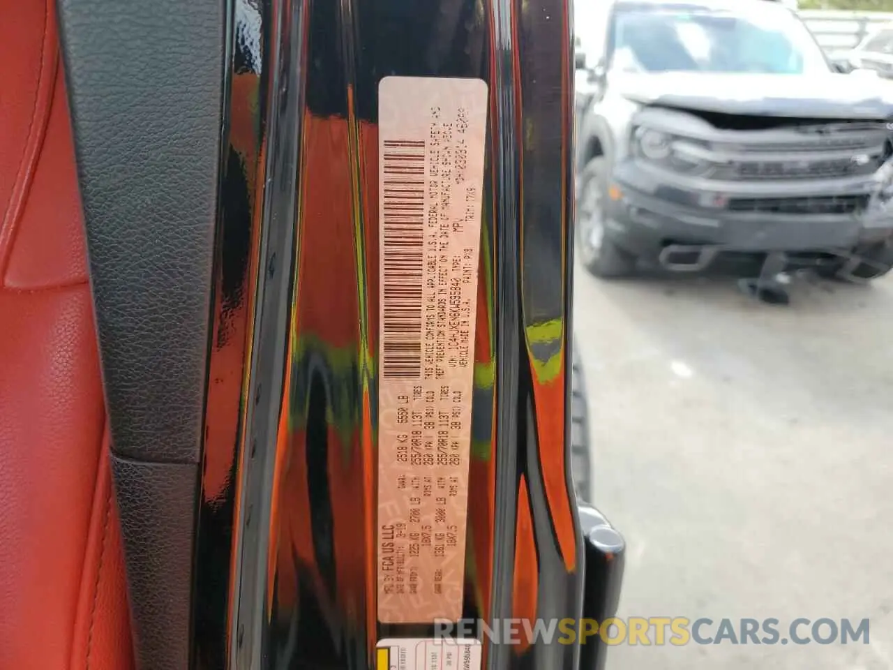 13 Photograph of a damaged car 1C4HJXEN6KW595840 JEEP WRANGLER 2019