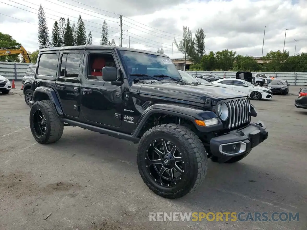 4 Photograph of a damaged car 1C4HJXEN6KW595840 JEEP WRANGLER 2019