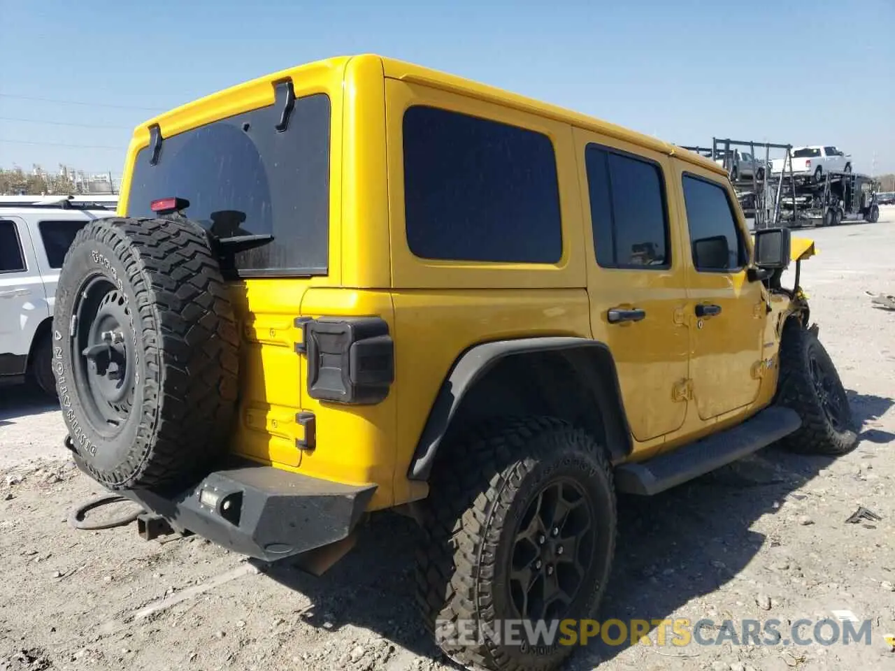 3 Photograph of a damaged car 1C4HJXEN9KW507069 JEEP WRANGLER 2019
