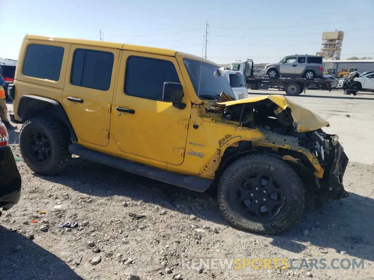 4 Photograph of a damaged car 1C4HJXEN9KW507069 JEEP WRANGLER 2019