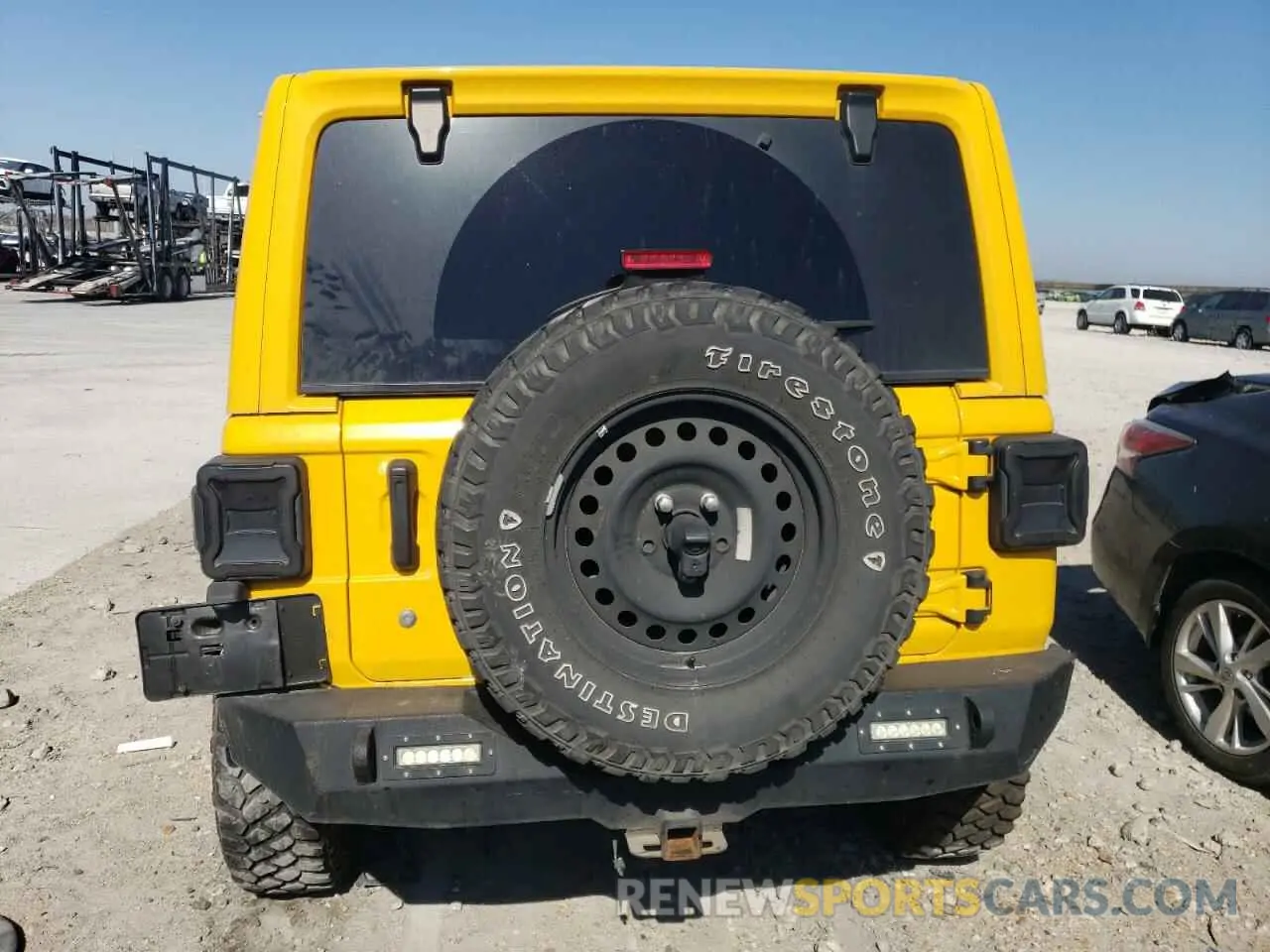 6 Photograph of a damaged car 1C4HJXEN9KW507069 JEEP WRANGLER 2019