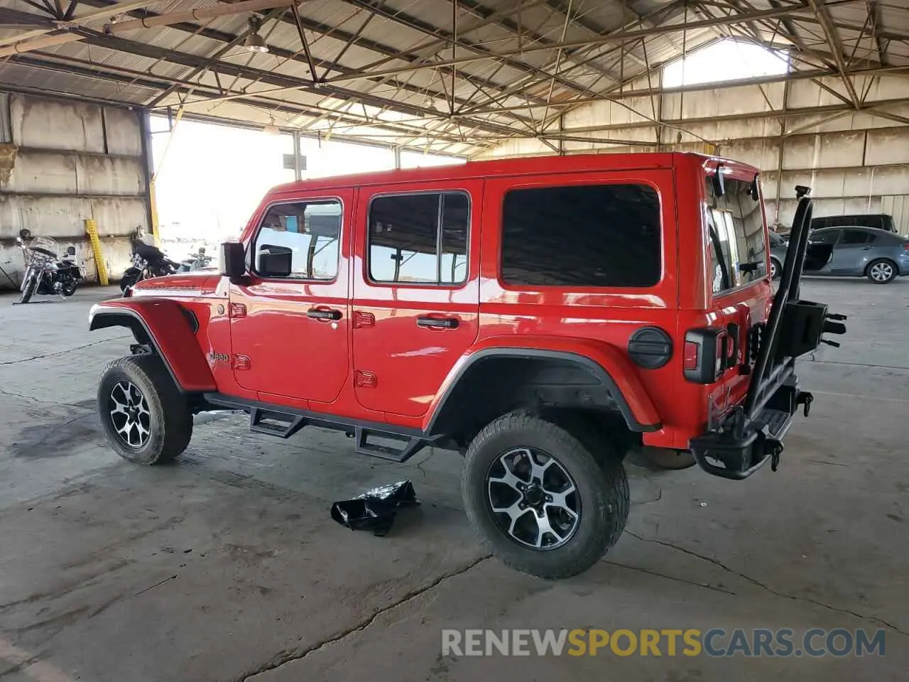 2 Photograph of a damaged car 1C4HJXFG2KW626761 JEEP WRANGLER 2019