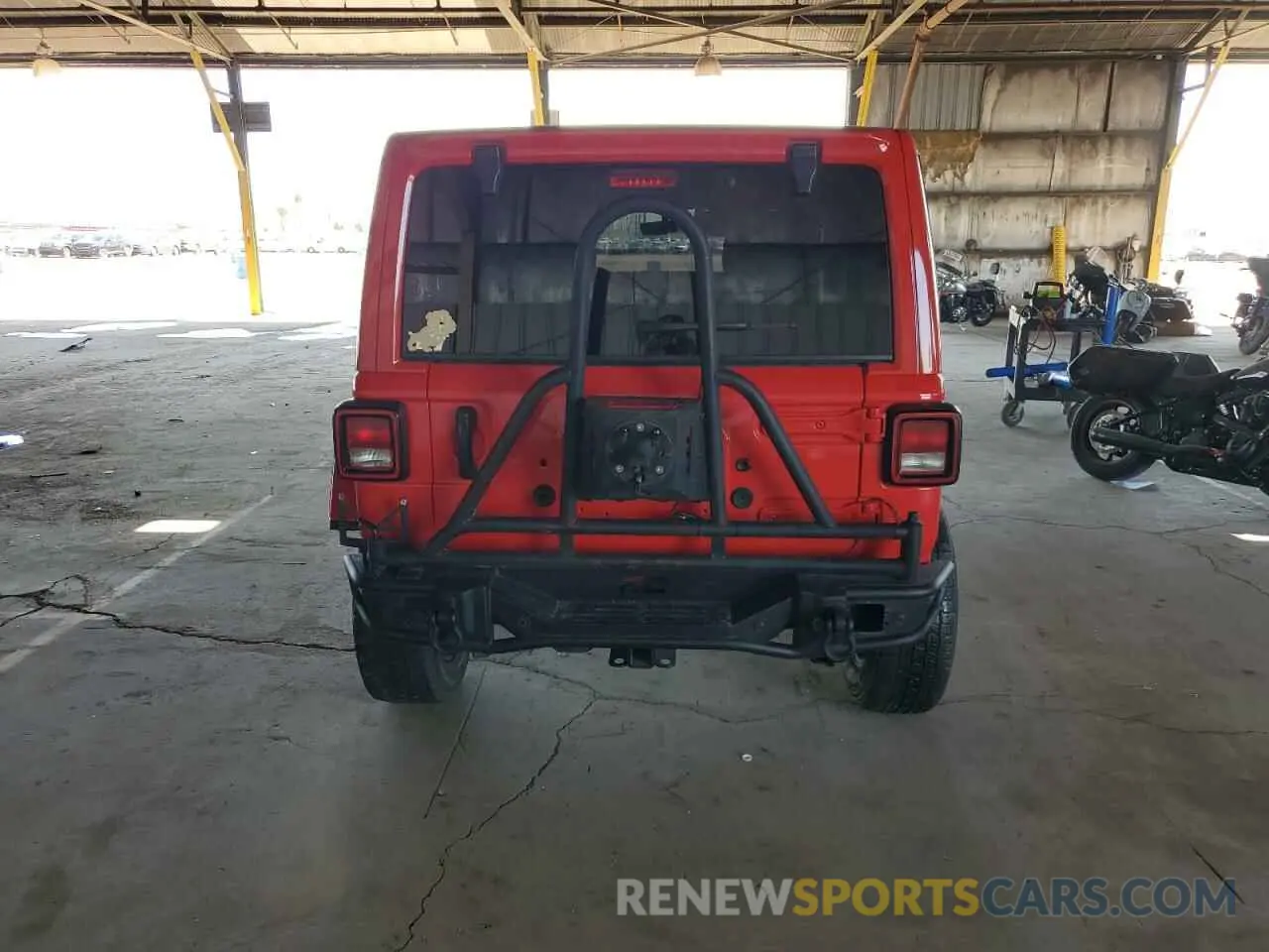 6 Photograph of a damaged car 1C4HJXFG2KW626761 JEEP WRANGLER 2019