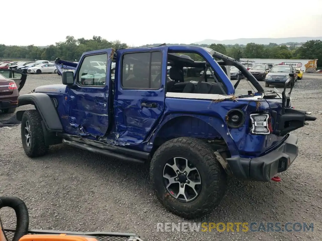 2 Photograph of a damaged car 1C4HJXFG3KW685107 JEEP WRANGLER 2019