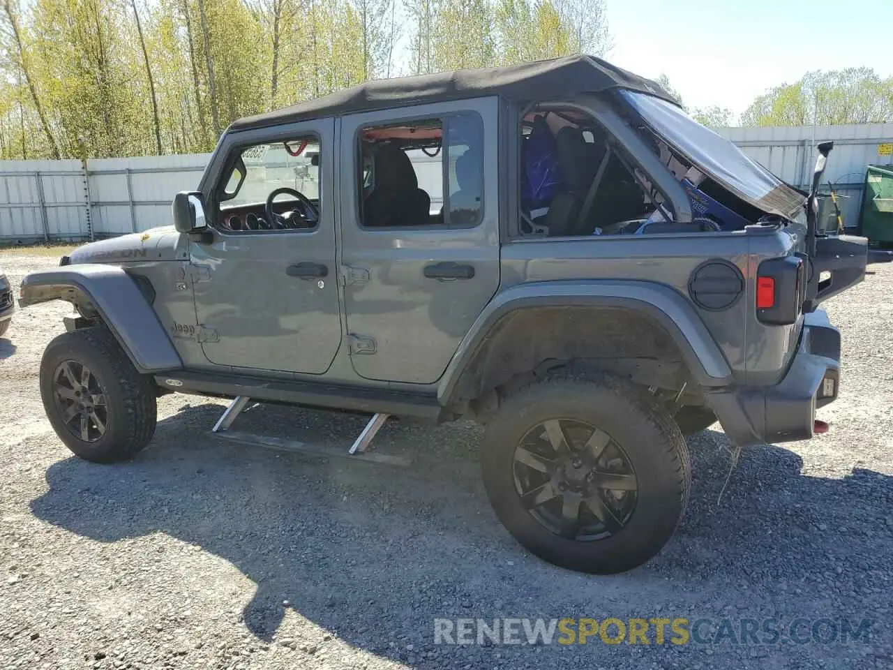 2 Photograph of a damaged car 1C4HJXFG8KW615070 JEEP WRANGLER 2019