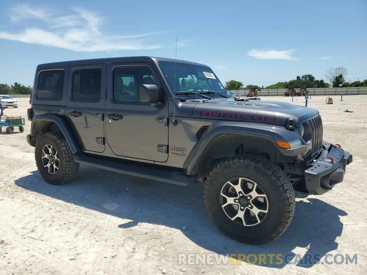 4 Photograph of a damaged car 1C4HJXFN3KW524951 JEEP WRANGLER 2019