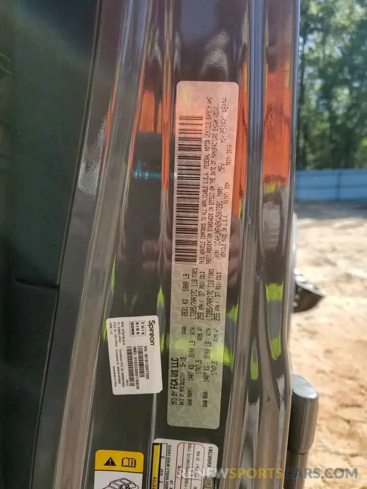 14 Photograph of a damaged car 1C4HJXFN9KW507281 JEEP WRANGLER 2019